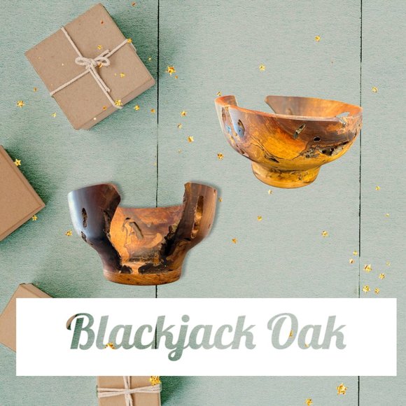 Blackjack Oak Live Edge Bowl - One of a Kind - Picture 1 of 2